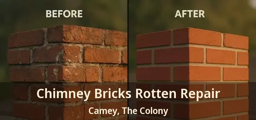 Chimney Bricks Rotten Repair Camey, The Colony - TX
