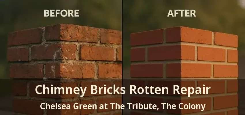Chimney Bricks Rotten Repair Chelsea Green at The Tribute, The Colony - TX