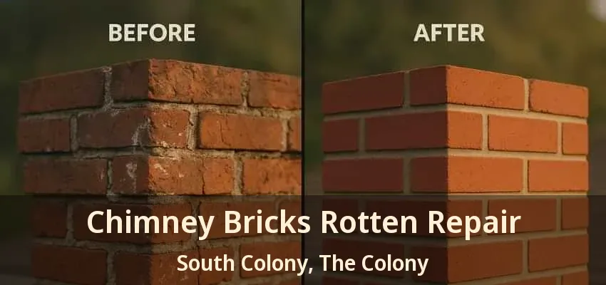 Chimney Bricks Rotten Repair South Colony, The Colony - TX