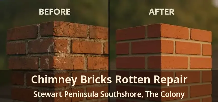 Chimney Bricks Rotten Repair Stewart Peninsula Southshore, The Colony - TX