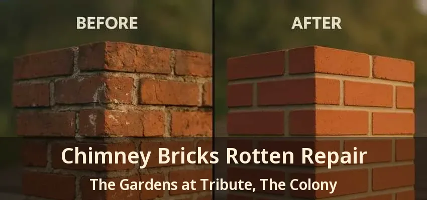 Chimney Bricks Rotten Repair The Gardens at Tribute, The Colony - TX