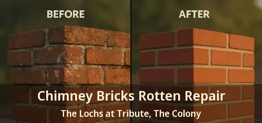 Chimney Bricks Rotten Repair The Lochs at Tribute, The Colony - TX