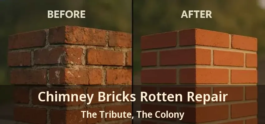 Chimney Bricks Rotten Repair The Tribute, The Colony - TX