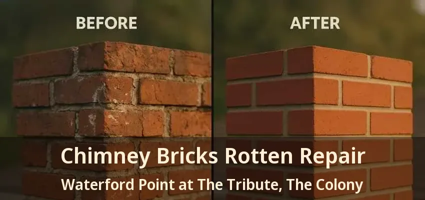 Chimney Bricks Rotten Repair Waterford Point at The Tribute, The Colony - TX