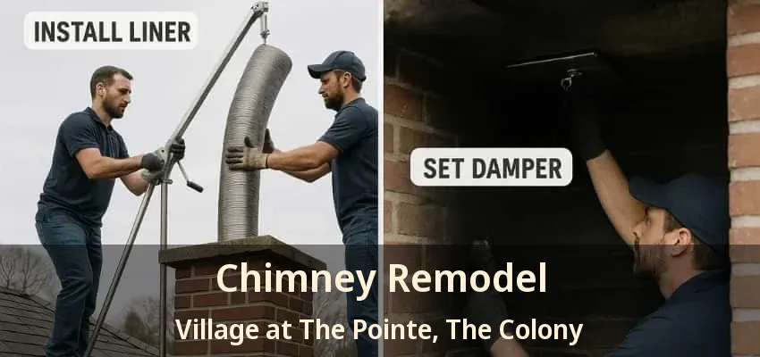 Chimney Remodel Village at The Pointe, The Colony - TX