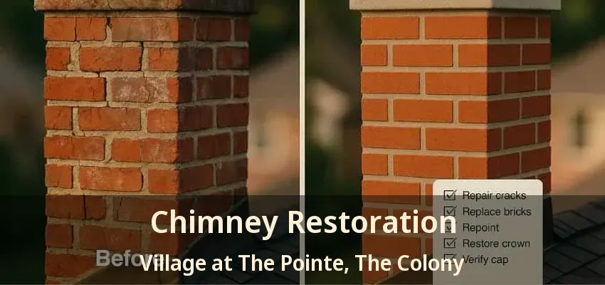 Chimney Restoration Village at The Pointe, The Colony - TX