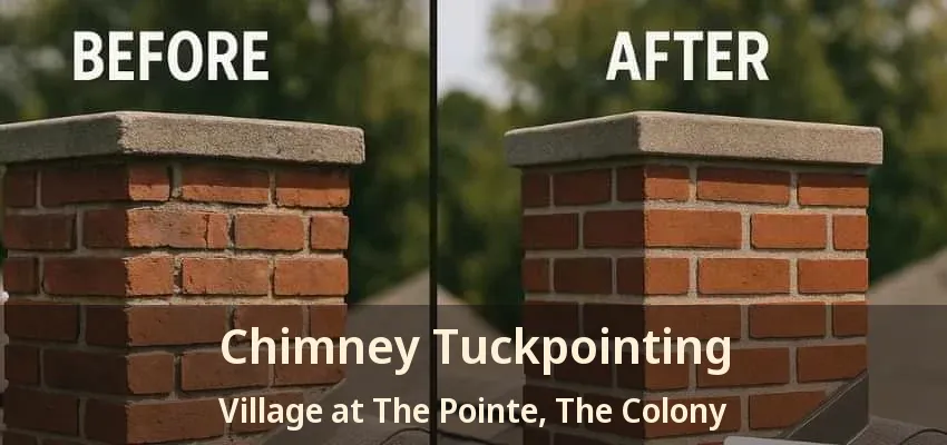 Chimney Tuckpointing Village at The Pointe, The Colony - TX