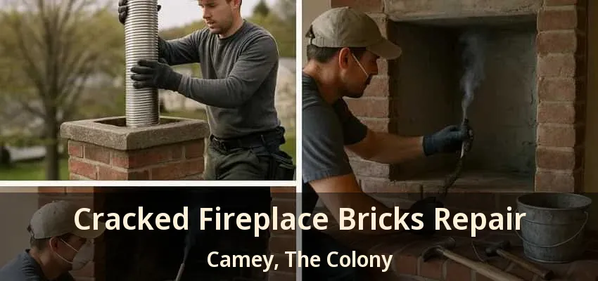Cracked Fireplace Bricks Repair Camey, The Colony - TX