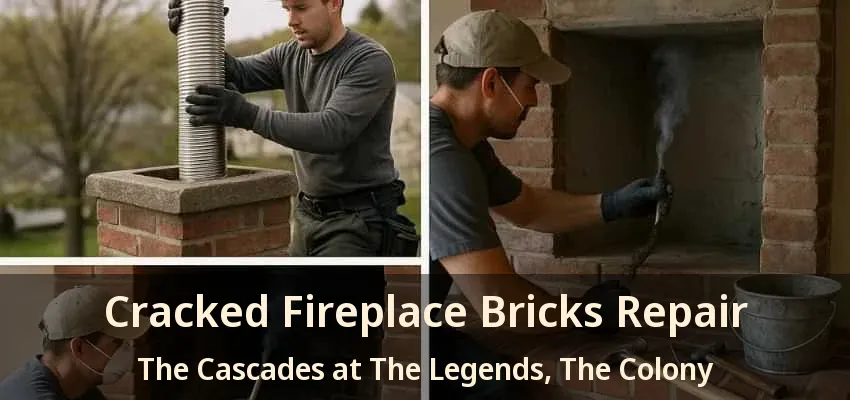 Cracked Fireplace Bricks Repair The Cascades at The Legends, The Colony - TX