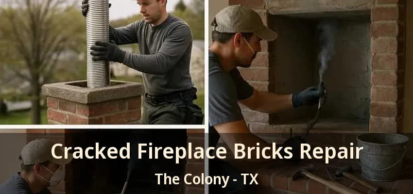 Cracked Fireplace Bricks Repair The Colony - TX