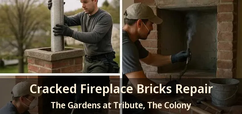 Cracked Fireplace Bricks Repair The Gardens at Tribute, The Colony - TX