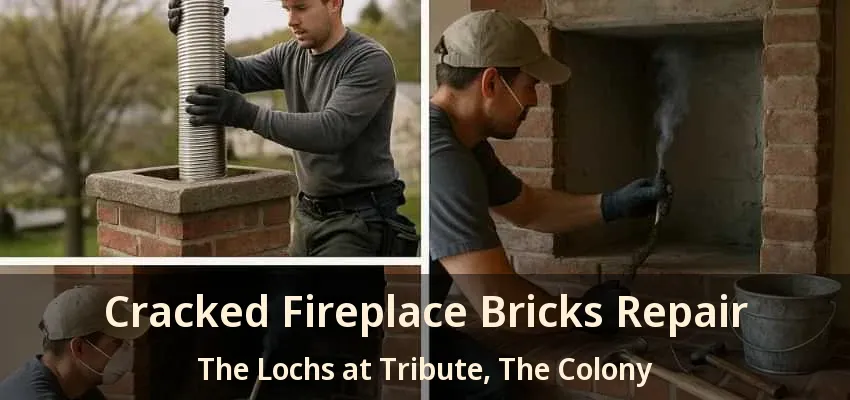 Cracked Fireplace Bricks Repair The Lochs at Tribute, The Colony - TX