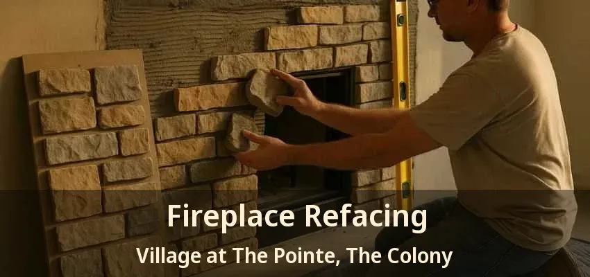 Fireplace Refacing Village at The Pointe, The Colony - TX