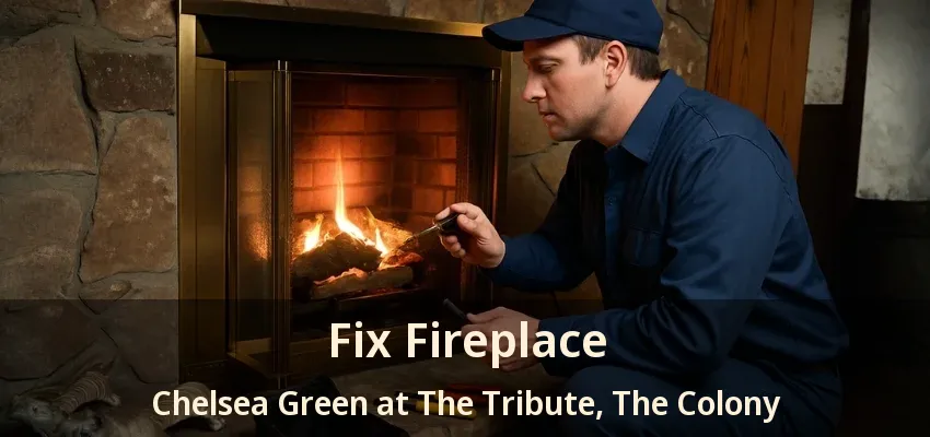 Fix Fireplace Chelsea Green at The Tribute, The Colony - TX