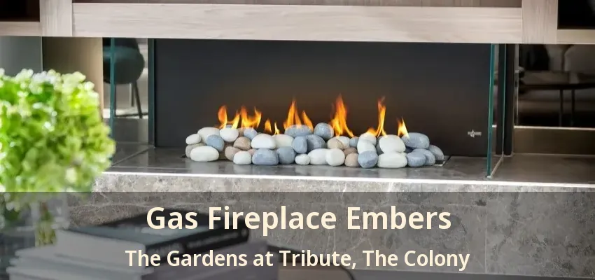 Gas Fireplace Embers The Gardens at Tribute, The Colony - TX