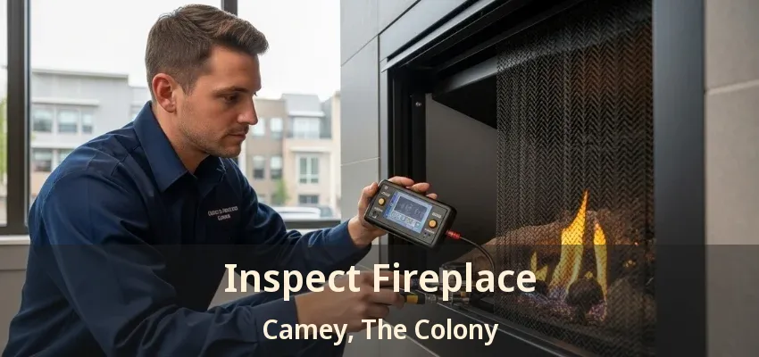 Inspect Fireplace Camey, The Colony - TX
