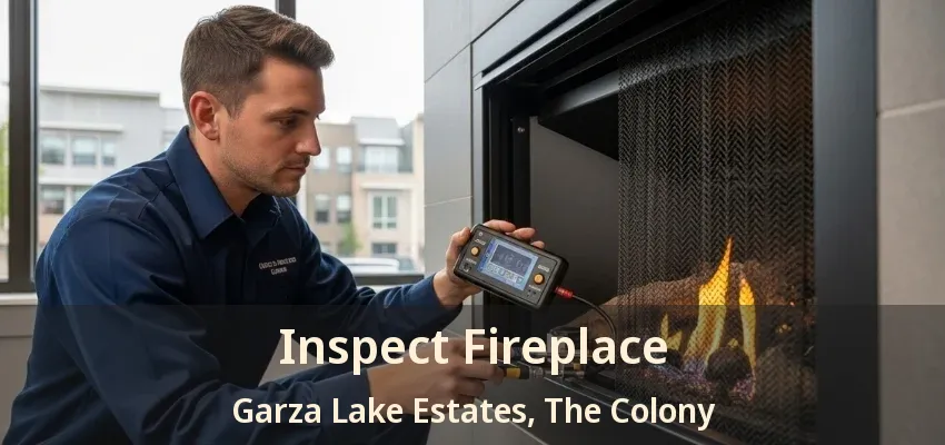 Inspect Fireplace Garza Lake Estates, The Colony - TX