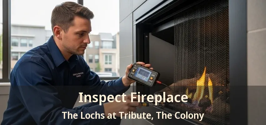 Inspect Fireplace The Lochs at Tribute, The Colony - TX