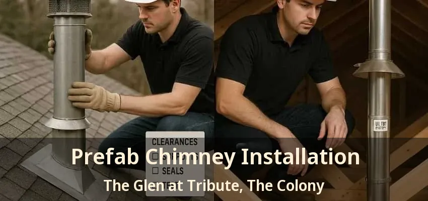 Prefab Chimney Installation The Glen at Tribute, The Colony - TX