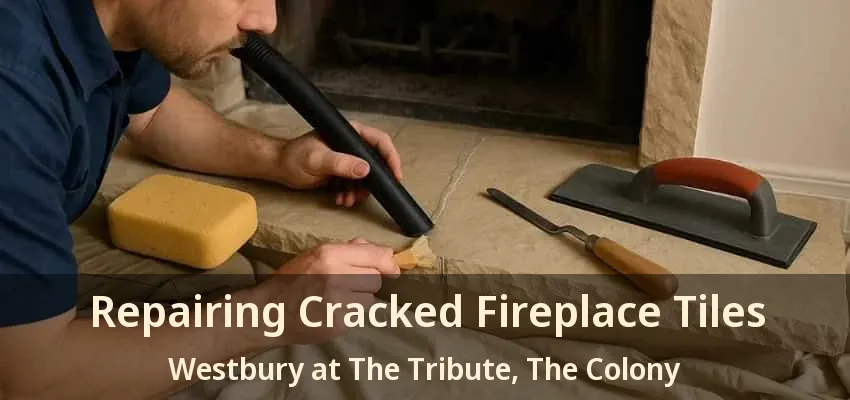 Repairing Cracked Fireplace Tiles Westbury at The Tribute, The Colony - TX